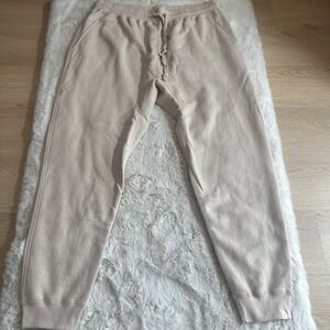TKEES‎ Jogger Pants Men Size 6  Beige Drop Crotch Sweatpants